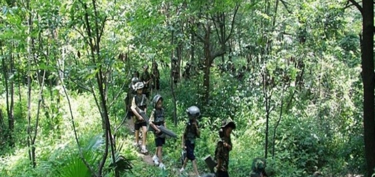 成都植物园极地战火真人CS训练营门票,成都成